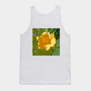 Yellow daylily, photography and digital Tank Top